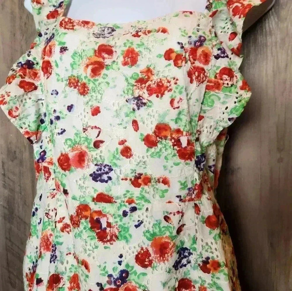 Francescas Floral Ruffle Mini Dress - Picture 8 of 8